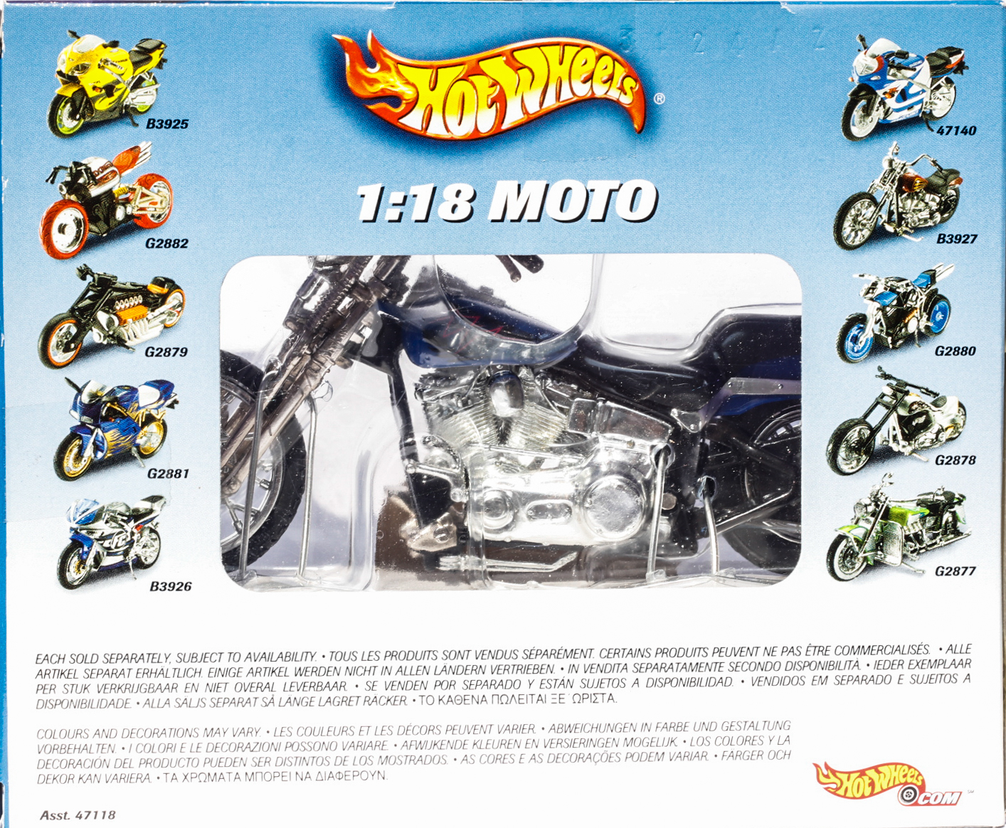 Hotwheels 1-18 Moto